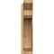 Ekena Millwork Legacy Slat Rough Sawn Outlooker, Western Red Cedar, 6"W x 22"D x 26"H OUT06X22X26LEC06RWR - alternate 2